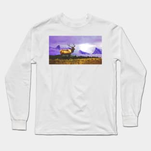 Elk- Jasper National Park, Canada Long Sleeve T-Shirt